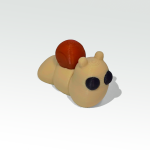 Caracol Minimal Juguete Flexible