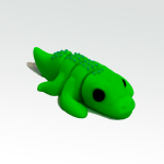 Cocodrilo Juguete Flexible Minimal