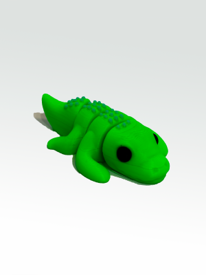 Cocodrilo Juguete Flexible Minimal