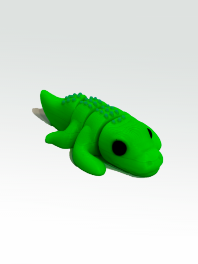 Cocodrilo_Minimal Cocodrilo Juguete Flexible Minimal