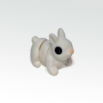 Conejo Minimal Juguete Flexible impreso en 3D