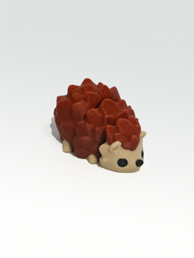 Erizo Minimal Impreso en 3D Juguete Flexible