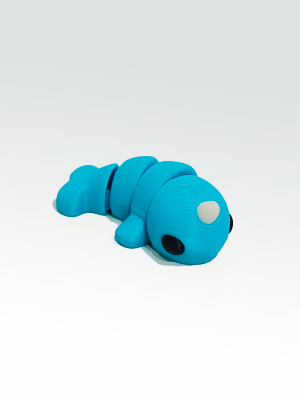 Narval Minimal Juguete Flexible impreso en 3D