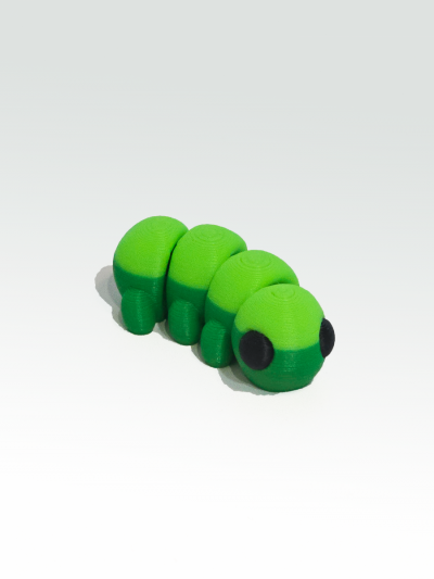 Oruga Minimal Juguete Flexible