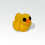 Patito Juguete Flexible Minimal