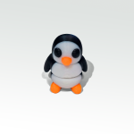 Pinguino Juguete Flexible Minimal