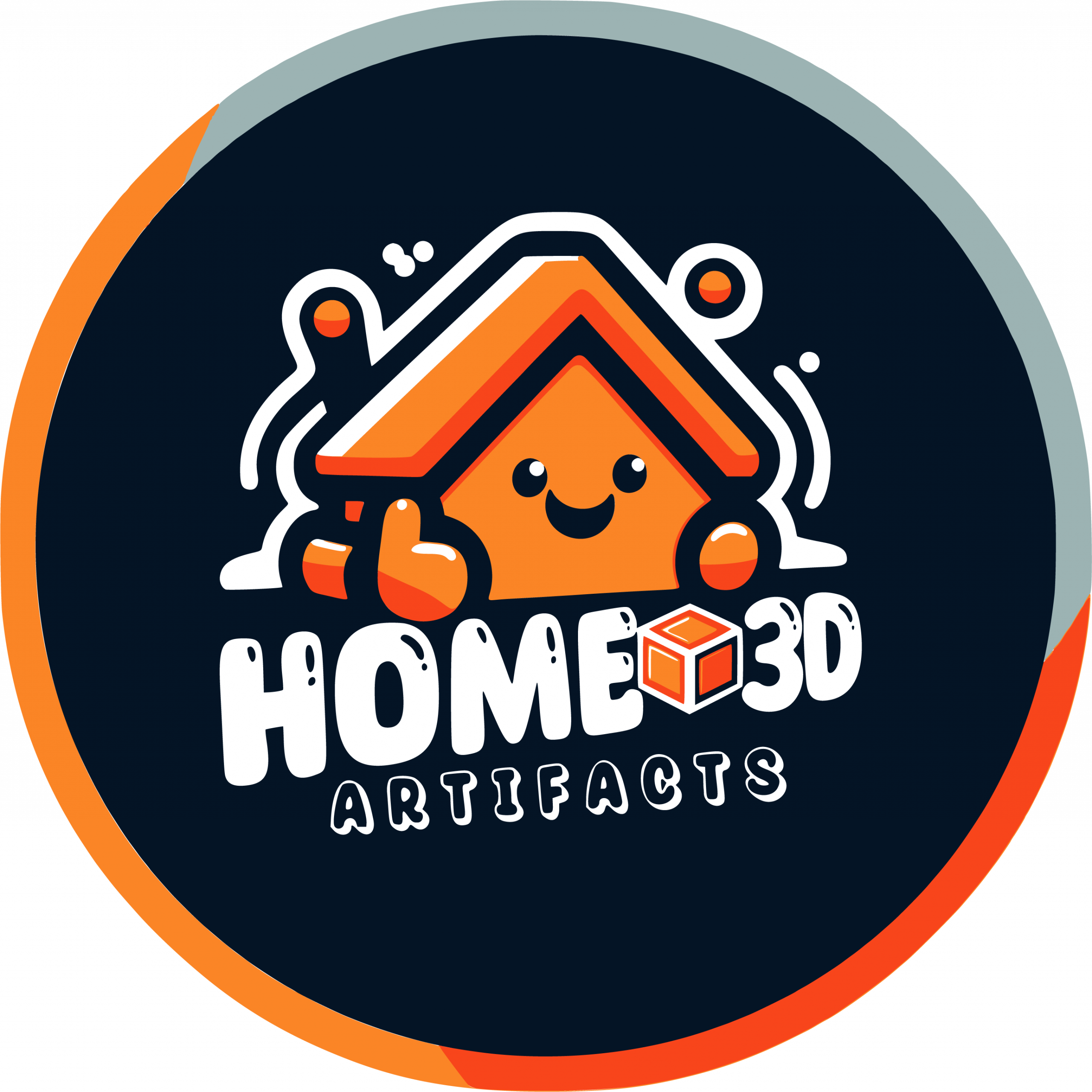 Home 3D Artifacts Logo Impresión 3D Juguetes flexibles Fidget Toys