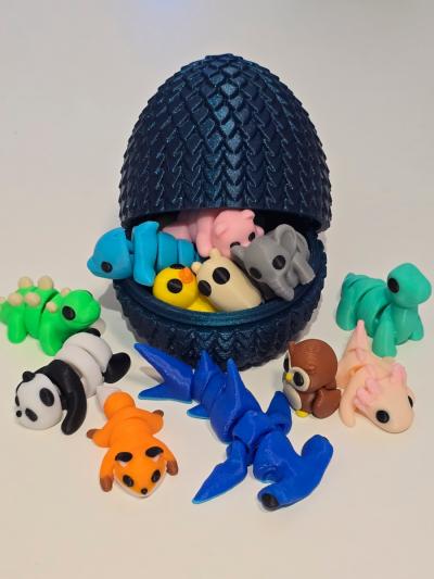 Minimals huevo sorpresa juguetes flexibles